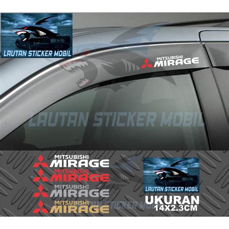 Cutting Sticker Mobil Mirage