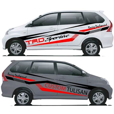 Cutting Sticker Mobil Mpv