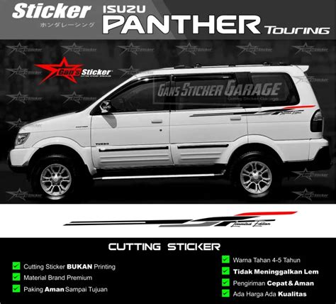 Cutting Sticker Mobil Panther Touring