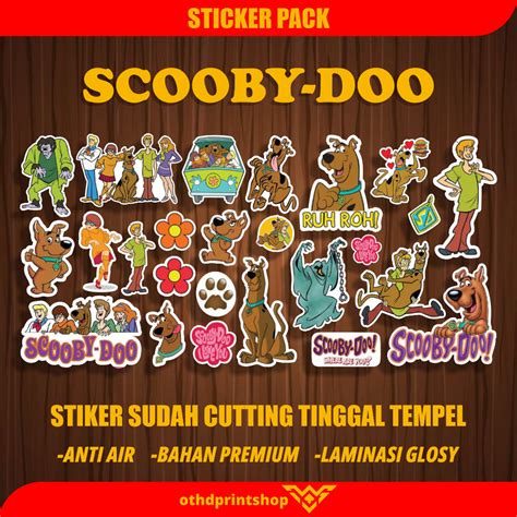 Cutting Sticker Mobil Scooby Doo