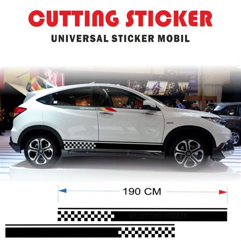 Cutting Sticker Mobil Simpel