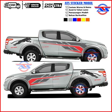 Cutting Sticker Mobil Strada