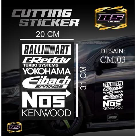 Cutting Sticker Mobil Strip