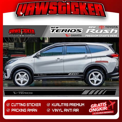 Cutting Sticker Mobil Terios