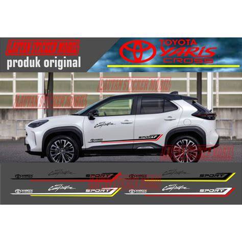 Cutting Sticker Mobil Yaris Terbaru