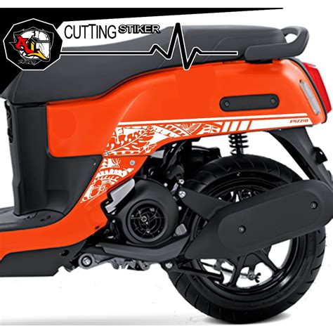 Cutting Sticker Motor Batik