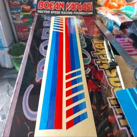 Cutting Sticker Motor Hitam