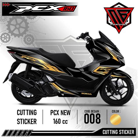 Cutting Sticker Motor Honda Pcx