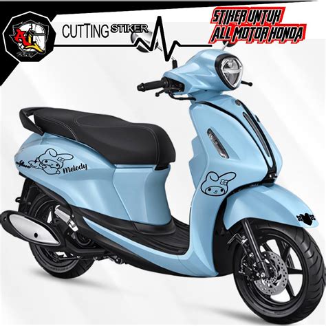 Cutting Sticker Motor Kartun