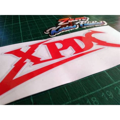 Cutting Sticker Motor Merah