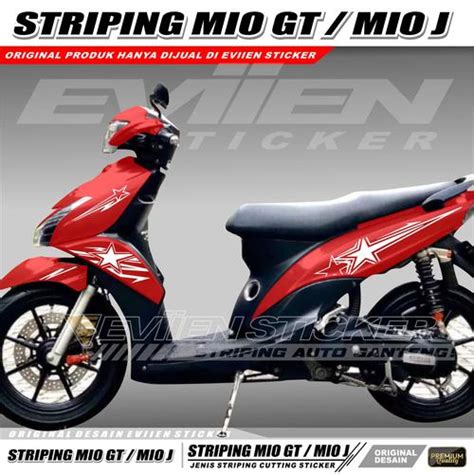 Cutting Sticker Motor Mio J