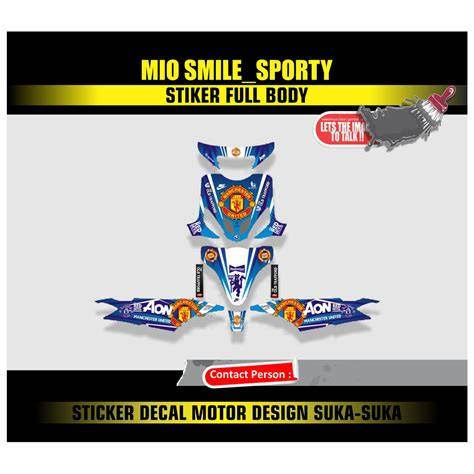 Cutting Sticker Motor Mio Smile