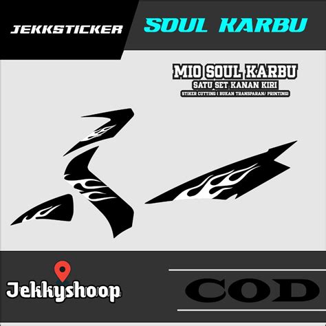 Cutting Sticker Motor Mio Soul