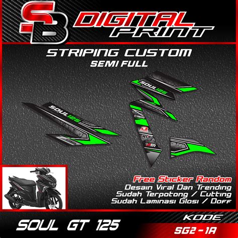 Cutting Sticker Motor Soul Gt