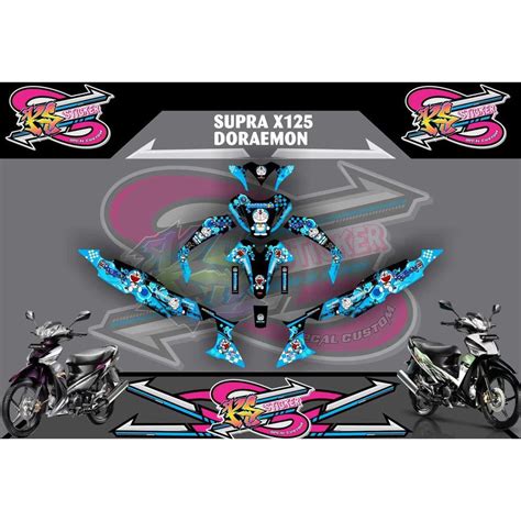 Cutting Sticker Motor Supra