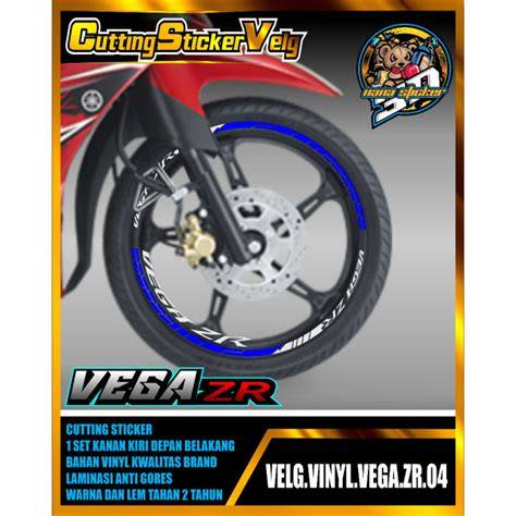 Cutting Sticker Motor Vega Zr