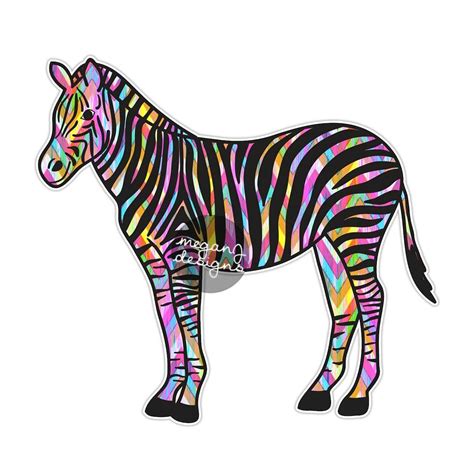 Cutting Sticker Motor Zebra