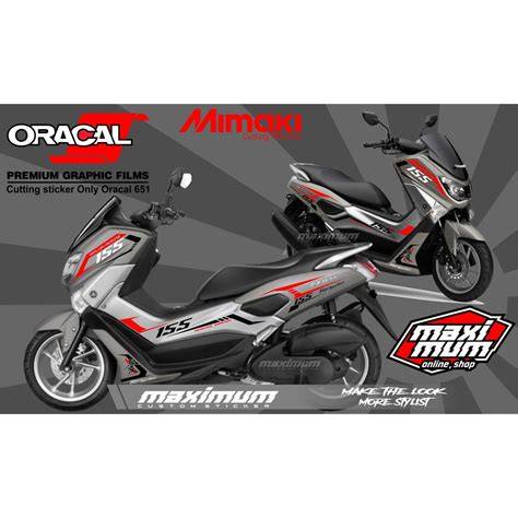 Cutting Sticker Nmax Abu Abu