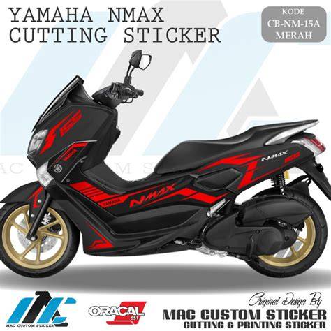 Cutting Sticker Nmax Hitam Dop