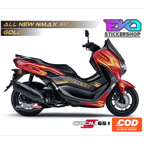 Cutting Sticker Nmax Merah