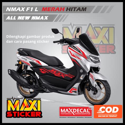 Cutting Sticker Nmax Putih 2020