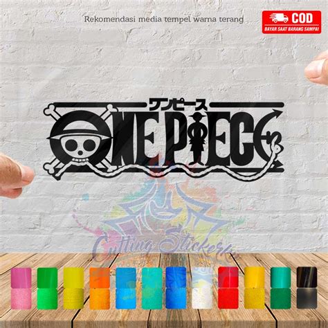 Cutting Sticker One Piece Mobil