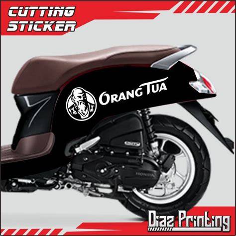 Cutting Sticker Orang