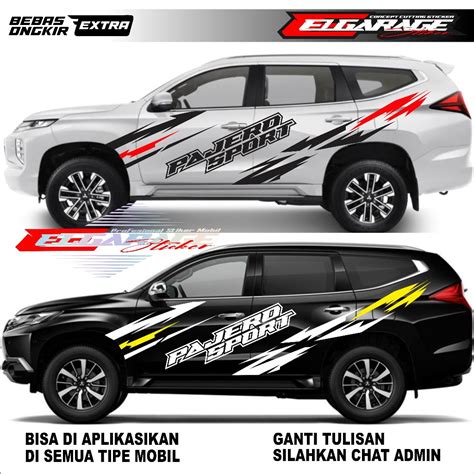 Cutting Sticker Pajero