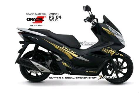 Cutting Sticker Pcx Hitam 2018