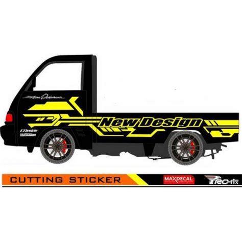 Cutting Sticker Pick Up Hitam