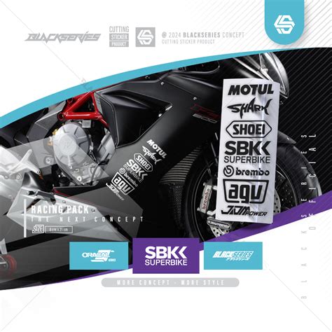 Cutting Sticker Racing Motor