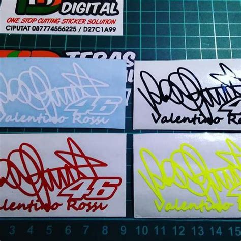 Cutting Sticker Rossi