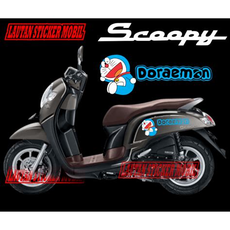 Cutting Sticker Scoopy Doraemon