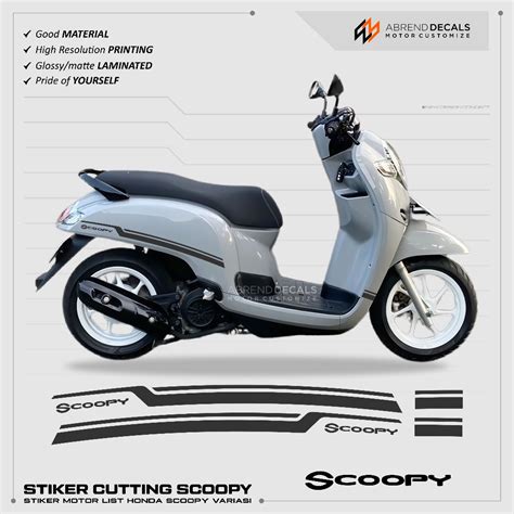 Cutting Sticker Scoopy Simple 2019