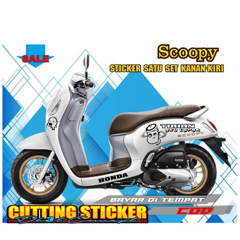 Cutting Sticker Scoopy Terbaru