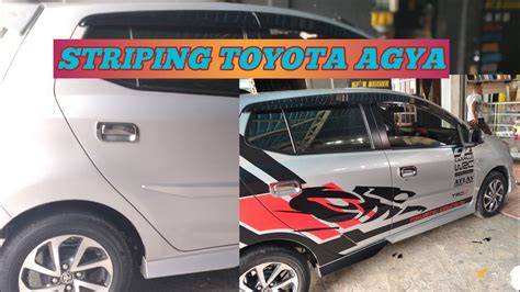 Cutting Sticker Toyota Agya