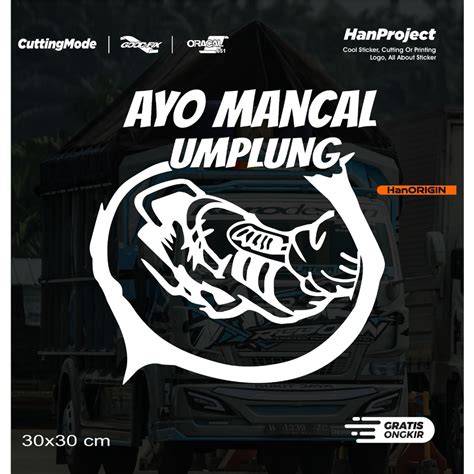 Cutting Sticker Truck Umplung