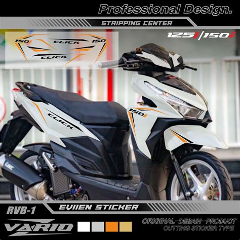 Cutting Sticker Vario 150 Hitam 2017