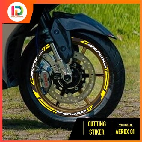 Cutting Sticker Velg Aerox