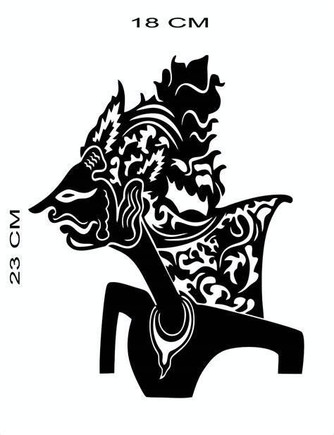 Cutting Sticker Wayang Arjuna