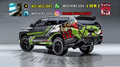 Cutting Sticker Wrap Mobil
