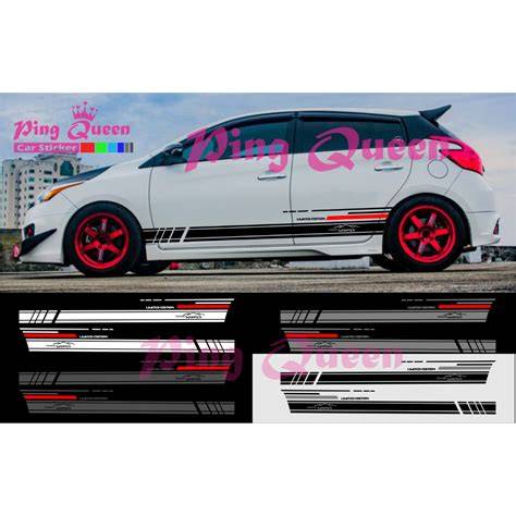 Cutting Sticker Yaris Silver
