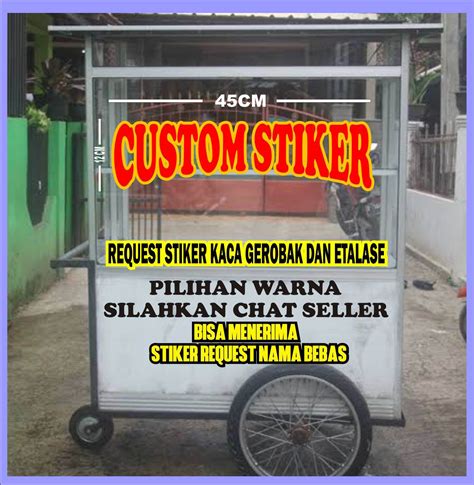 Cutting Stiker Gerobak