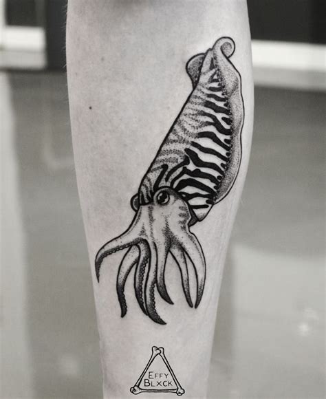 Cuttlefish by Penguin at Utopia Tattoo in Auburn, CA