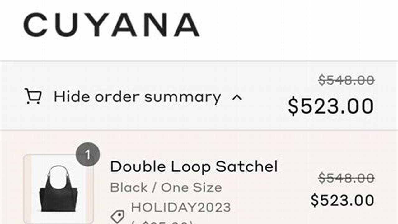 Cuyana Discount Code 2024