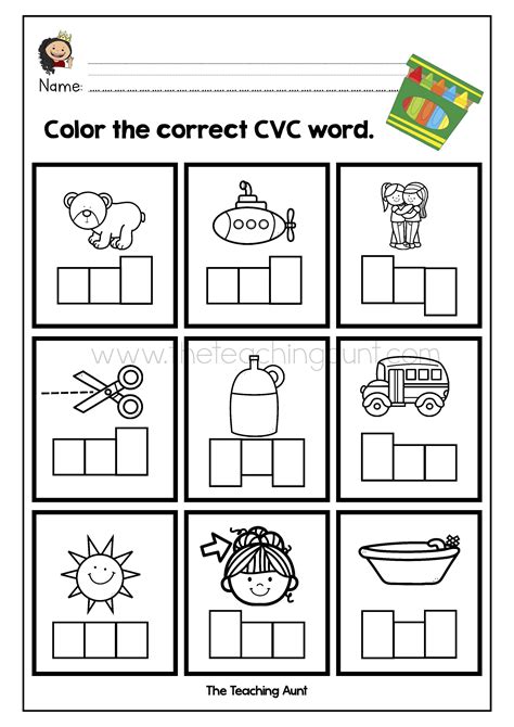 Cvc Words Worksheets: Free Printable Resources For Young Learners