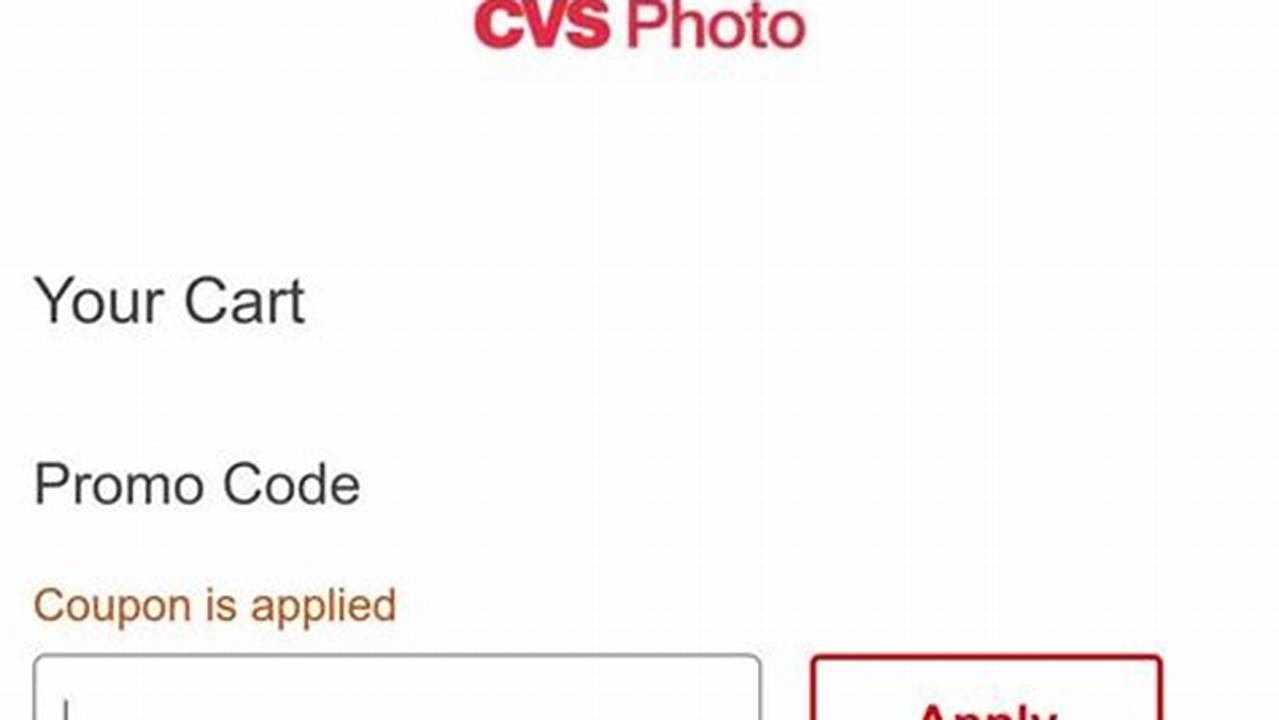 Cvs Photos Promo Code 2024