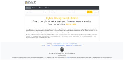 Cyber Background Checks