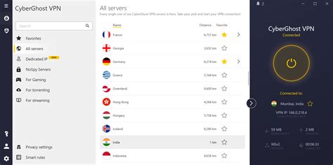 CyberGhost VPN pricing and availability
