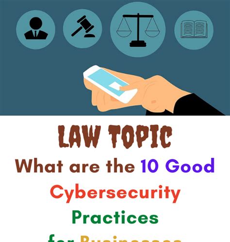 Cybersecurity practice of law and regulating